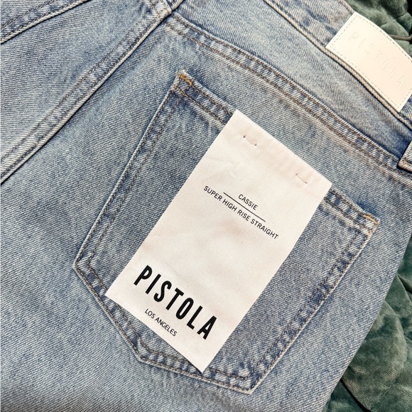 Pistola NWT Cassie Super High Rise Straight Jean Bramble - Picture 4 of 7